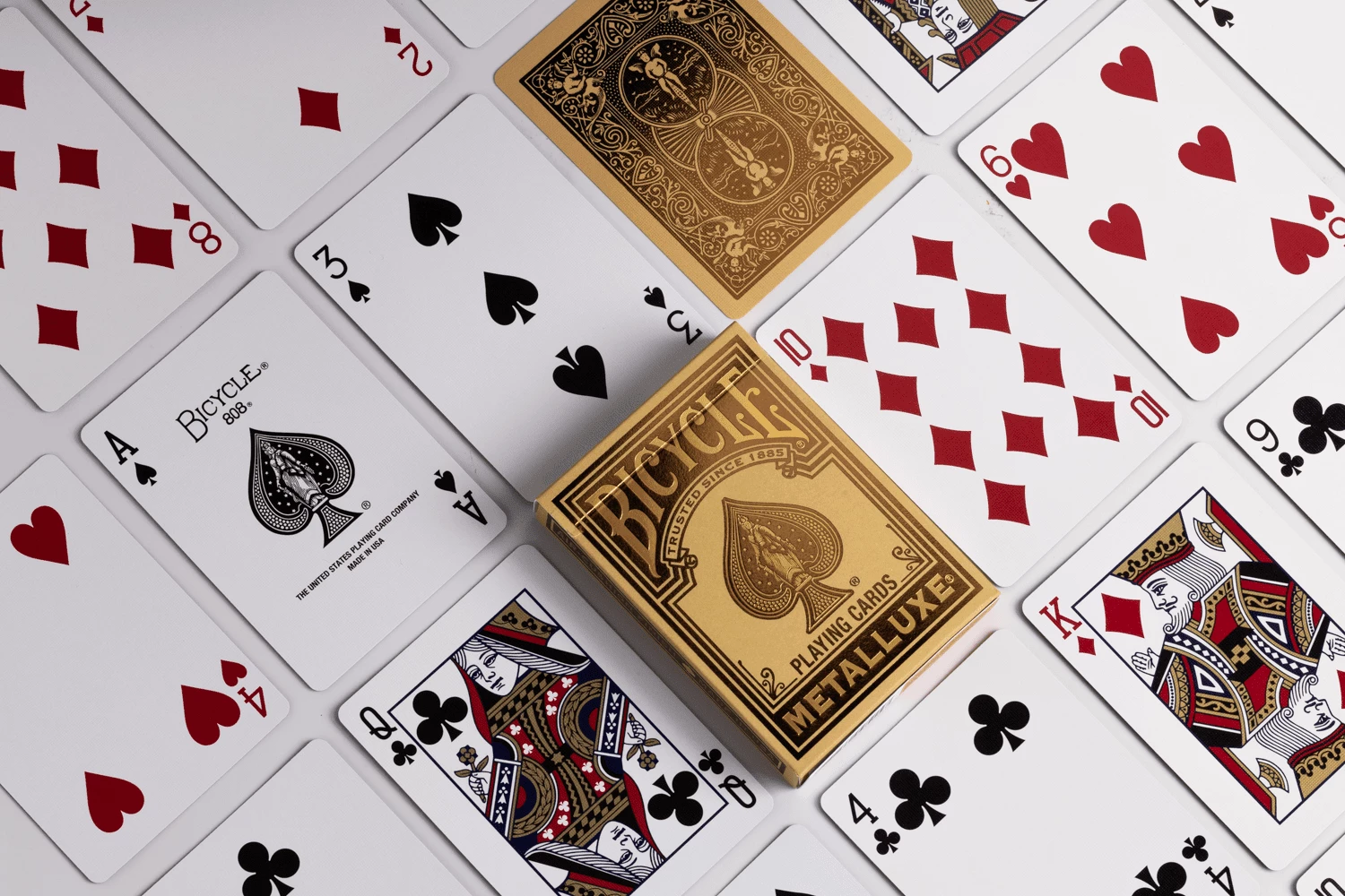 Bicycle Metalluxe Gold Playing Cards - Image 5