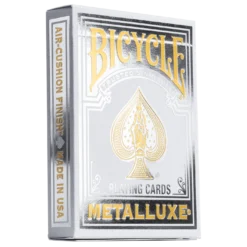 Metalluxe Silver Bicycle Playing Cards