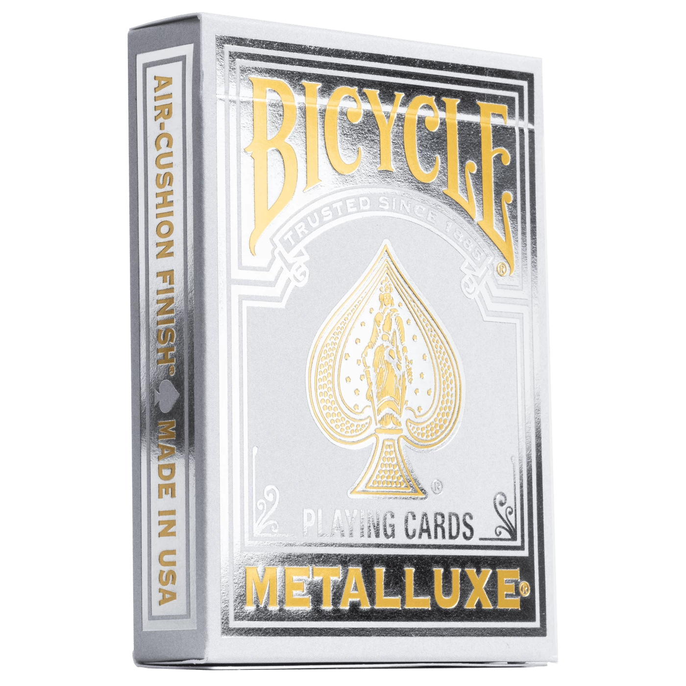 Metalluxe Silver Bicycle Playing Cards
