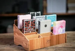 18 Deck Wooden Playing Card Display