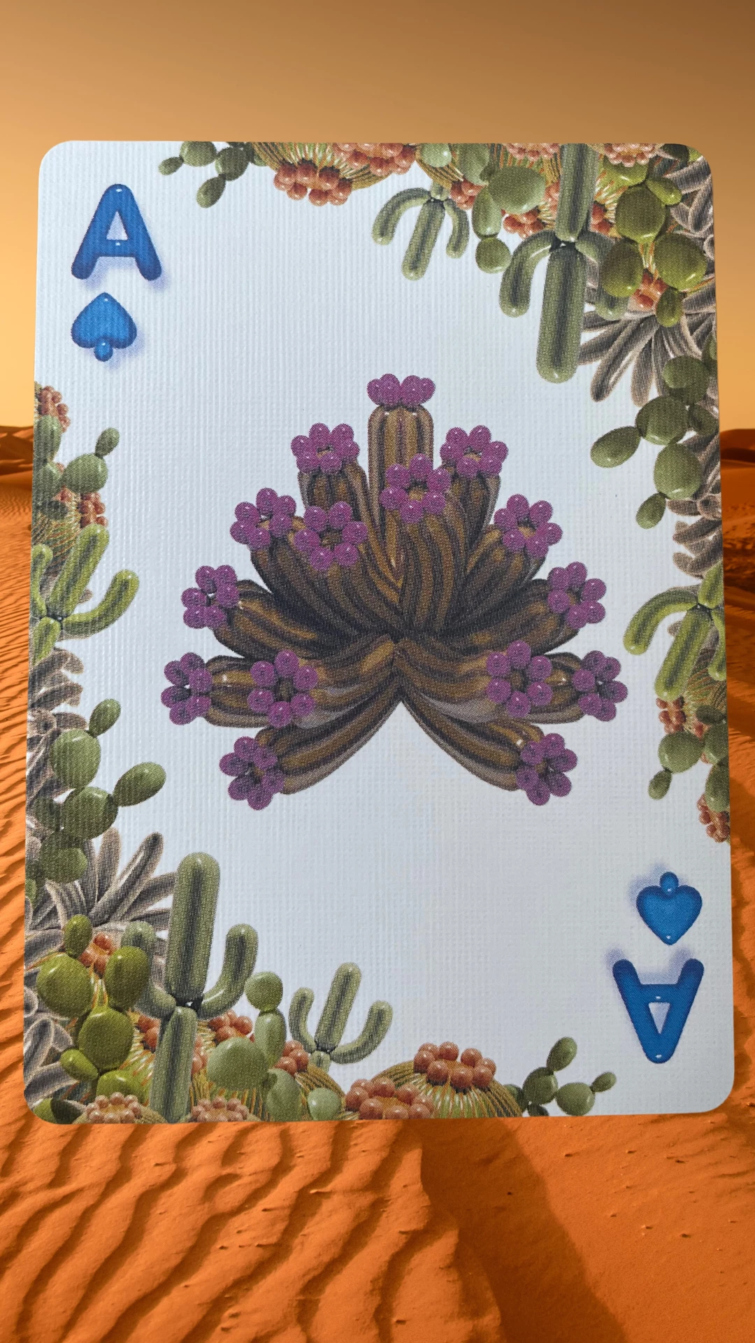 Balloon Desert Gilded Bicycle Playing Cards - Image 3