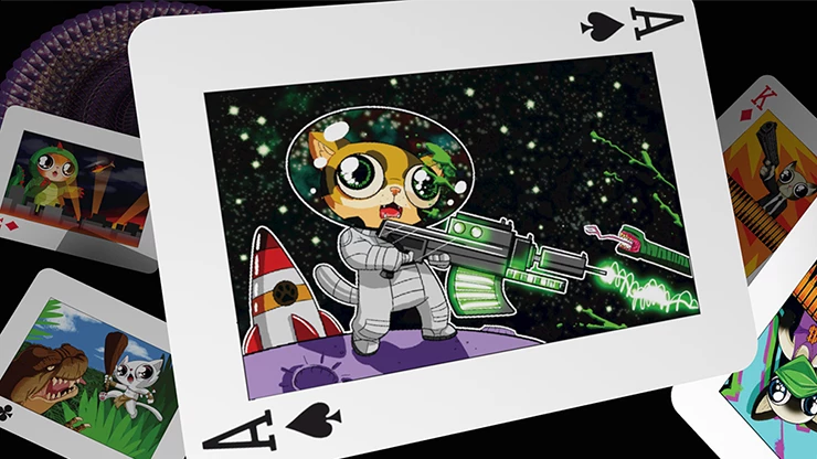 Angry Pussies Playing Cards USPCC - Image 4