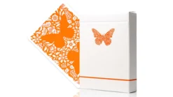 Butterfly Worker Marked Playing Cards Orange Cartamundi