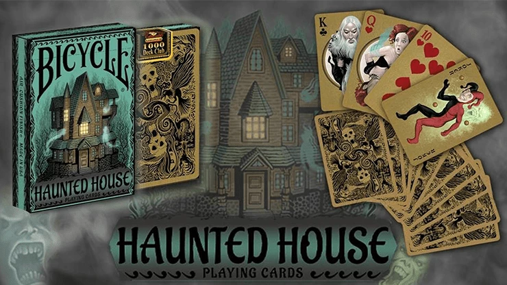 Haunted House Bicycle Playing Cards - Limited Edition - Image 2