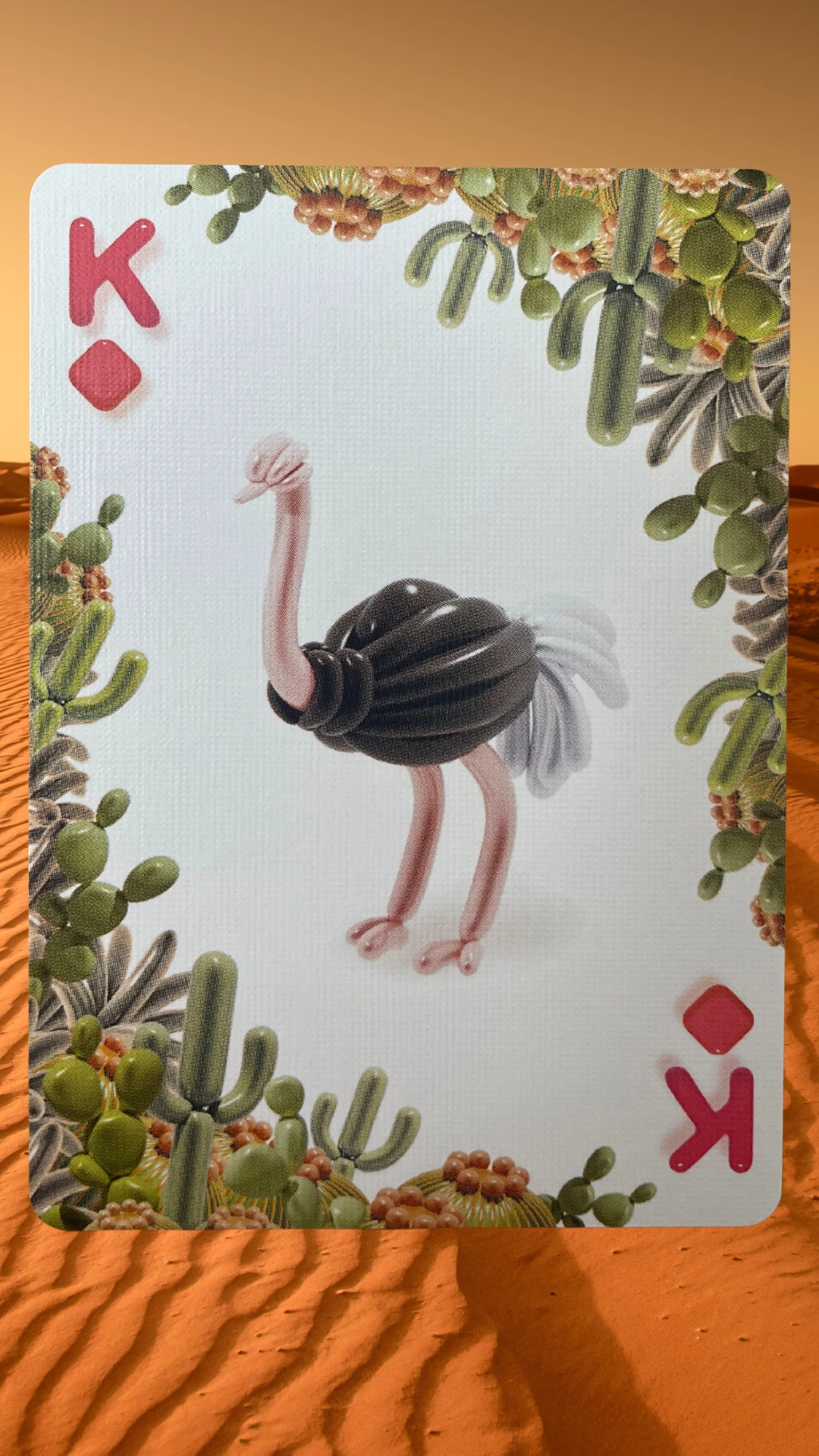 Balloon Desert Gilded Bicycle Playing Cards - Image 10