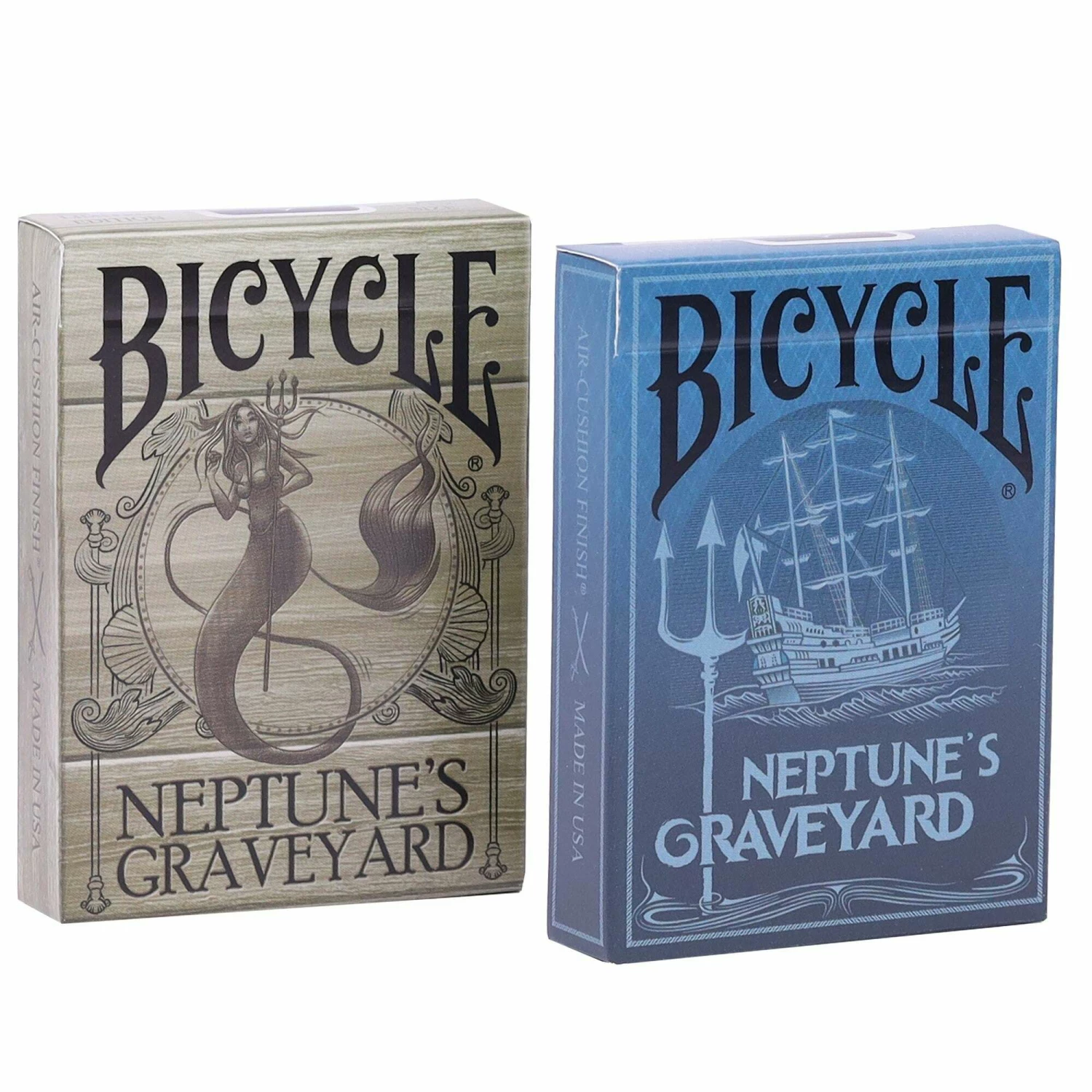 Neptune's Graveyard Gilded Bicycle Playing Cards