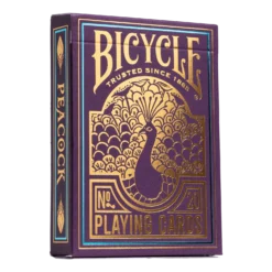 Bicycle Purple Peacock Playing Cards - With New Cold Foiling Tech