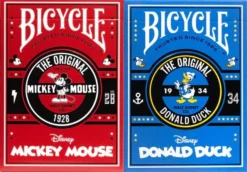 Disney Classic Mickey Mouse And Donald Duck Inspired Playing Cards Set