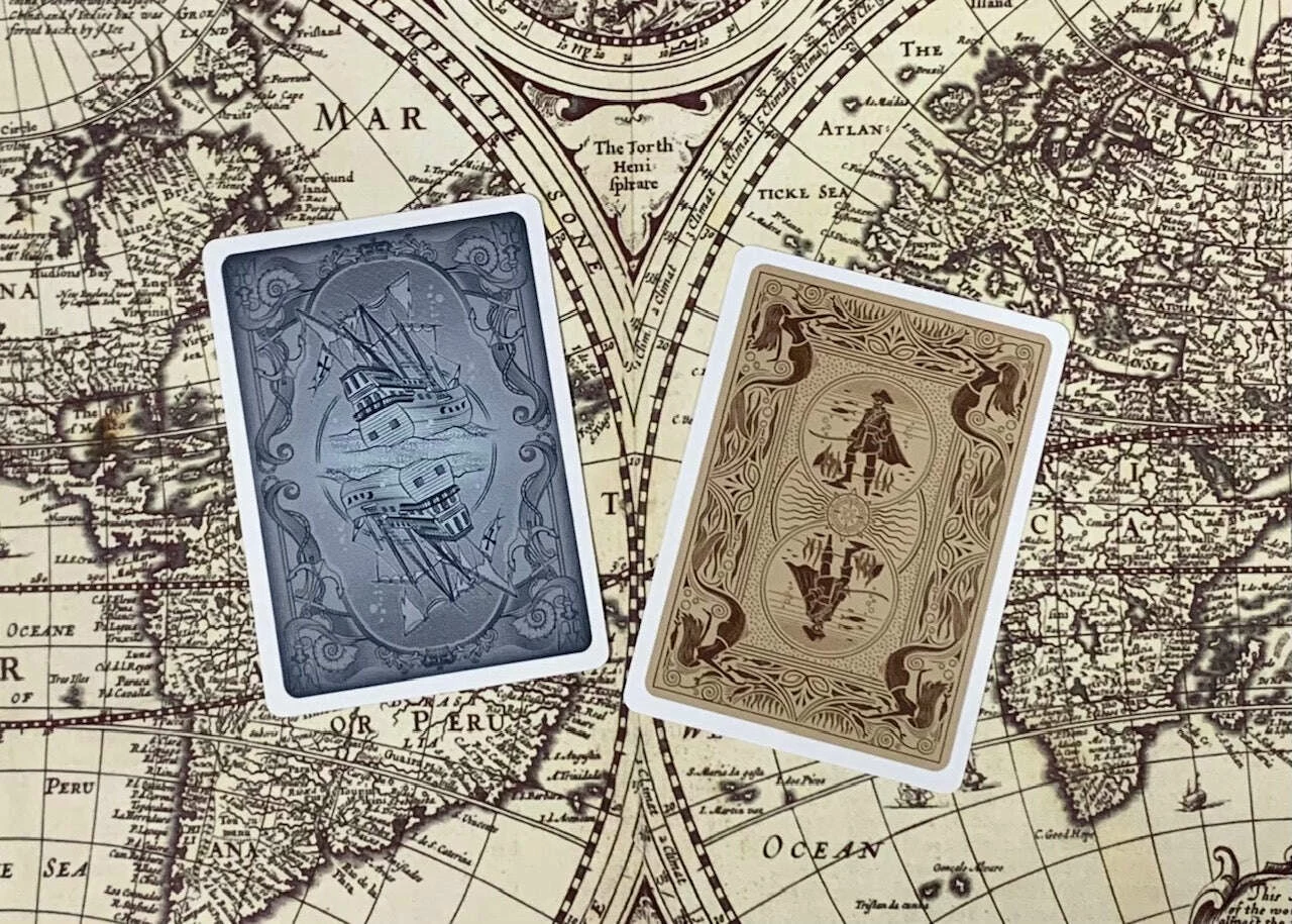 Neptune's Graveyard Gilded Bicycle Playing Cards - Image 5