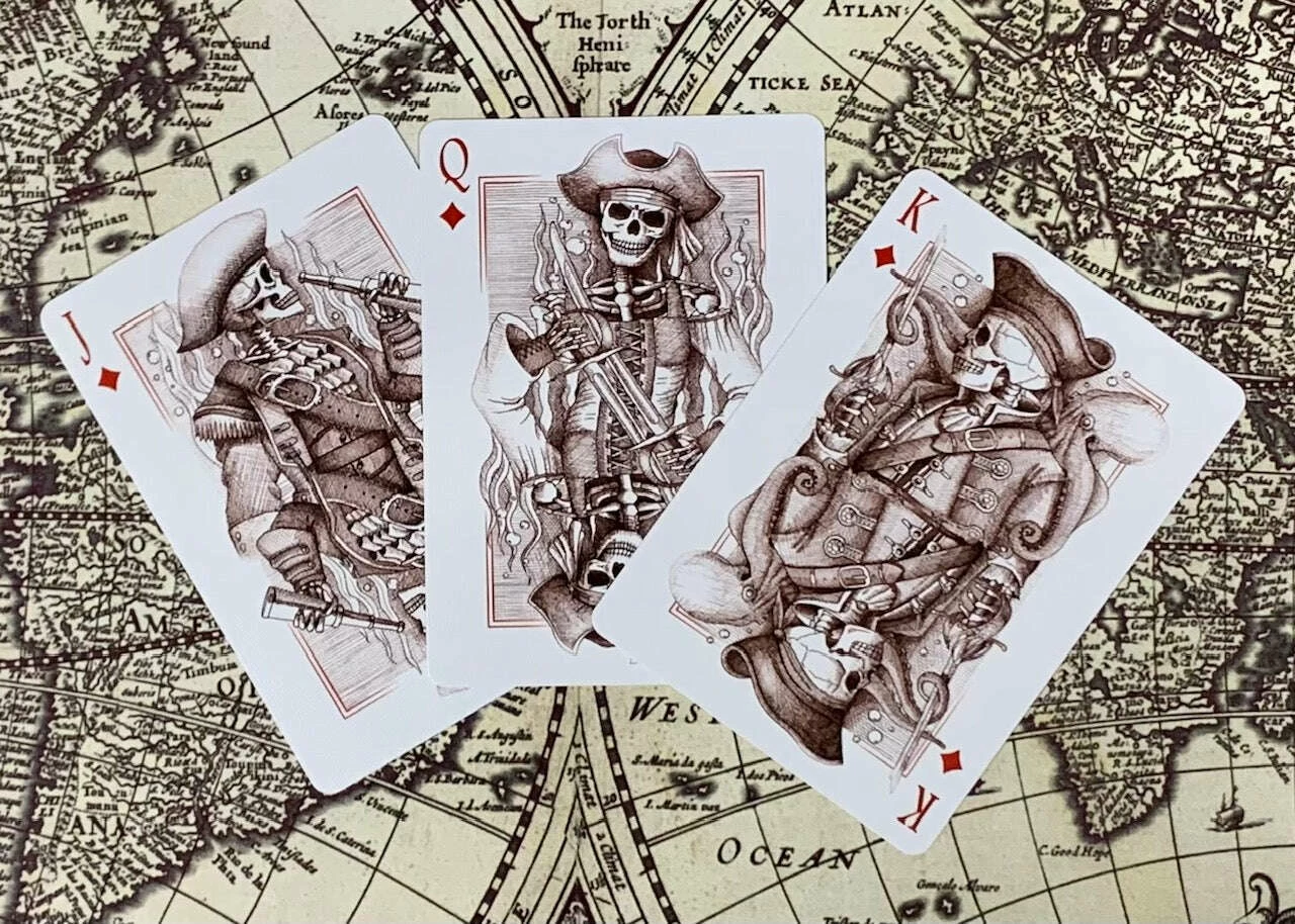 Neptune's Graveyard Gilded Bicycle Playing Cards - Image 10