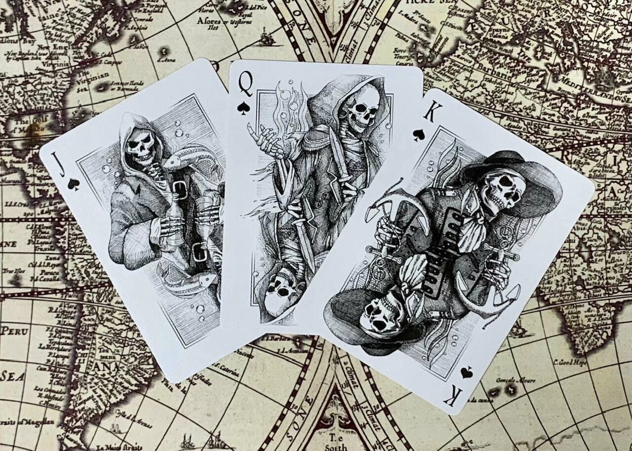Neptune's Graveyard Gilded Bicycle Playing Cards - Image 2