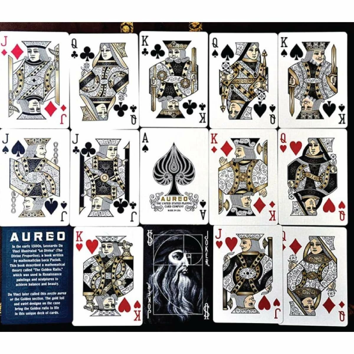 Aureo Black Bicycle Playing Cards - Image 2