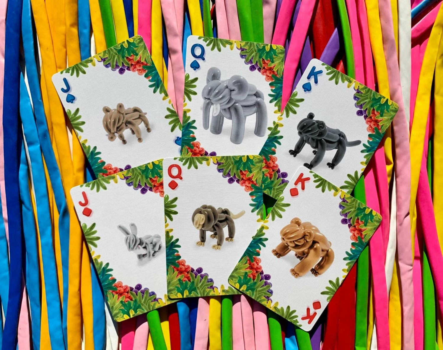 Balloon Jungle Bicycle Playing Cards - Image 6