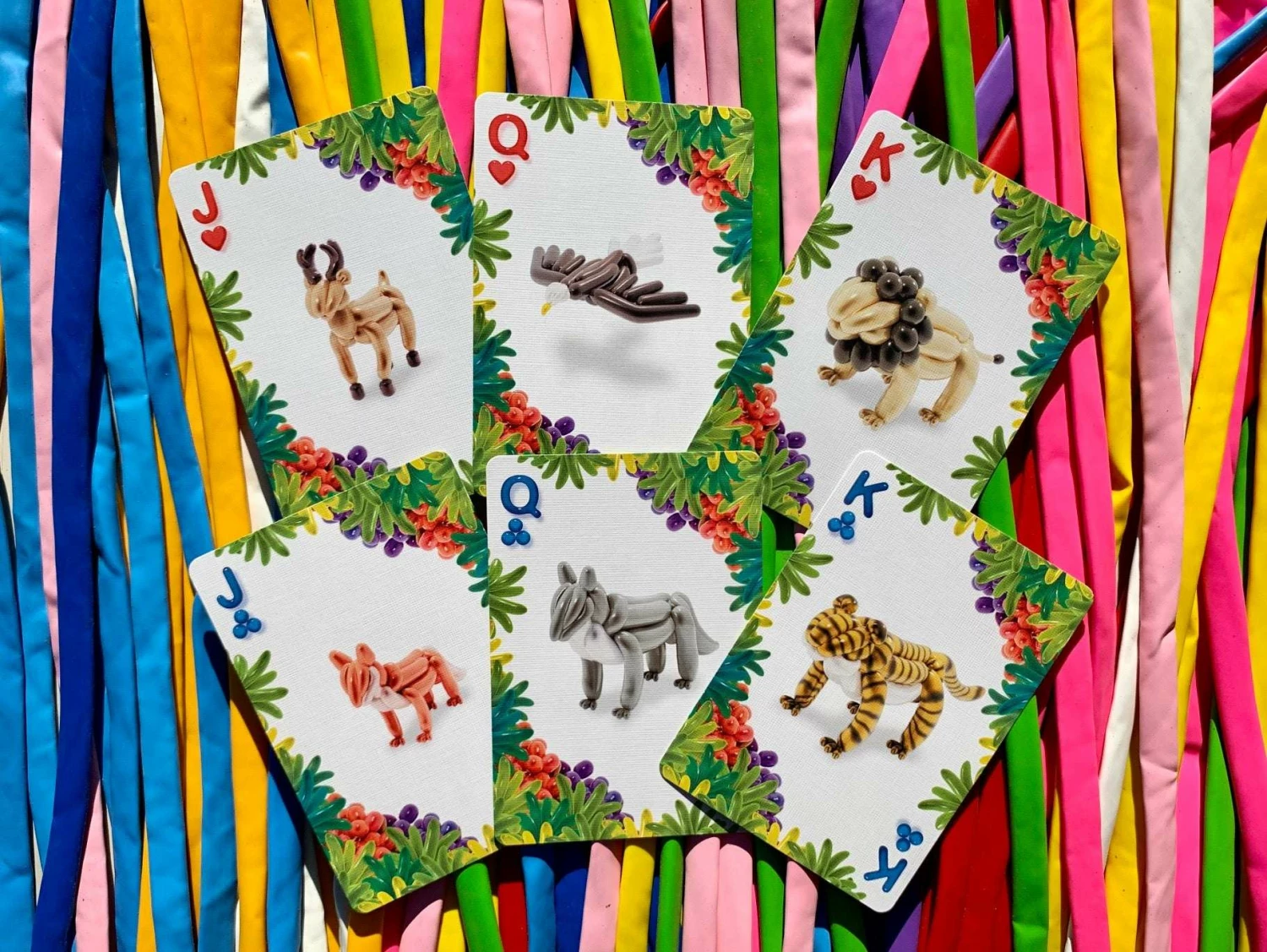 Balloon Jungle Bicycle Playing Cards - Image 7