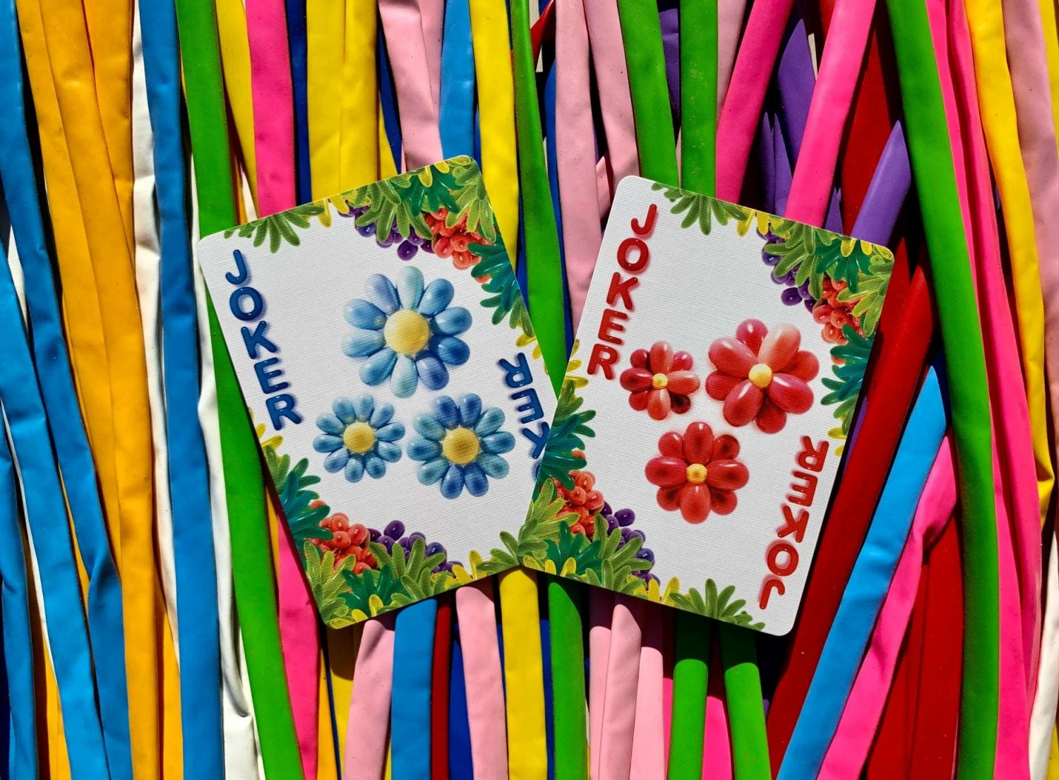 Balloon Jungle Bicycle Playing Cards - Image 8