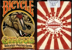 Circus Bicycle Stripper Playing Cards