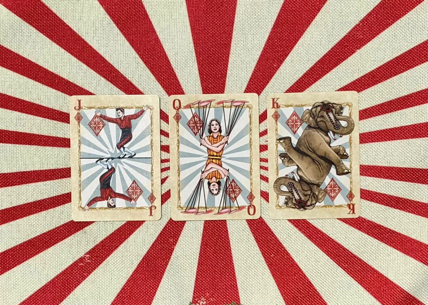 Circus Bicycle Stripper Playing Cards - Image 4
