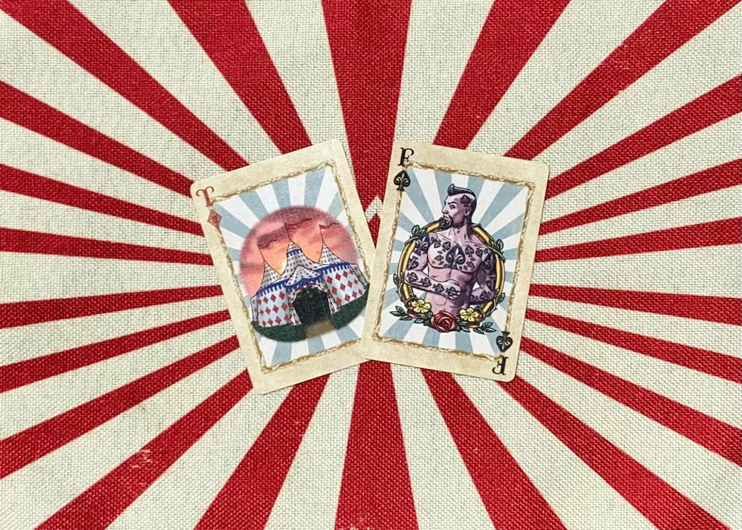 Circus Bicycle Stripper Playing Cards - Image 10