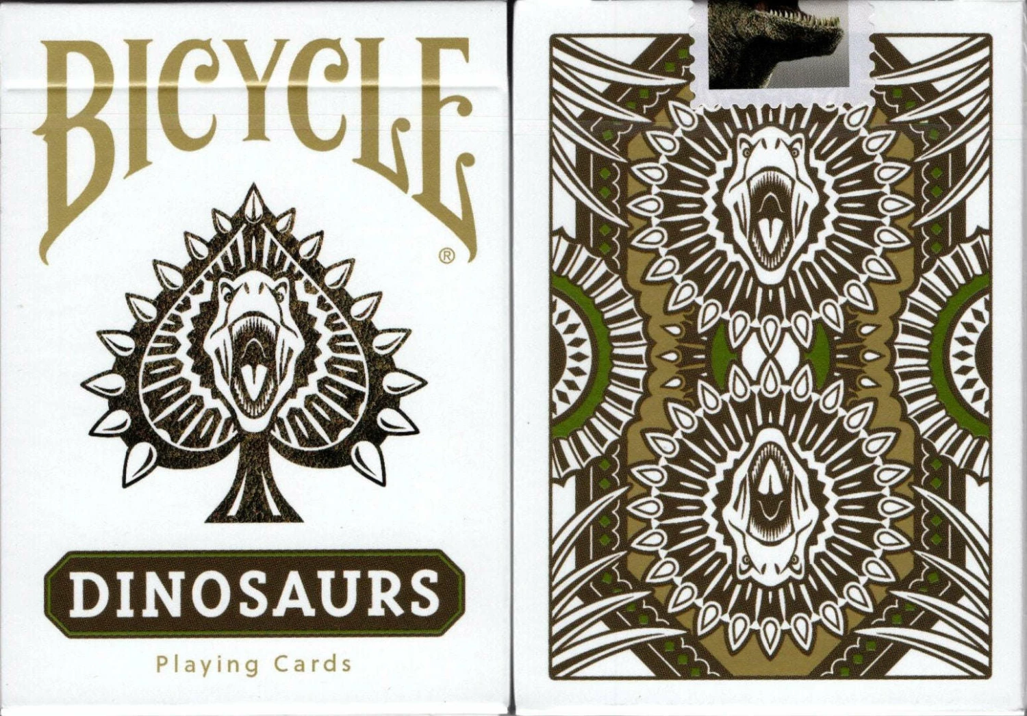 Dinosaurs Bicycle Playing Cards