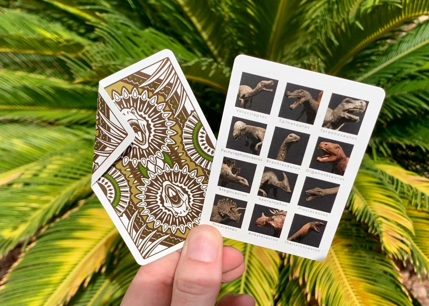 Dinosaurs Gilded Bicycle Playing Cards - Image 12