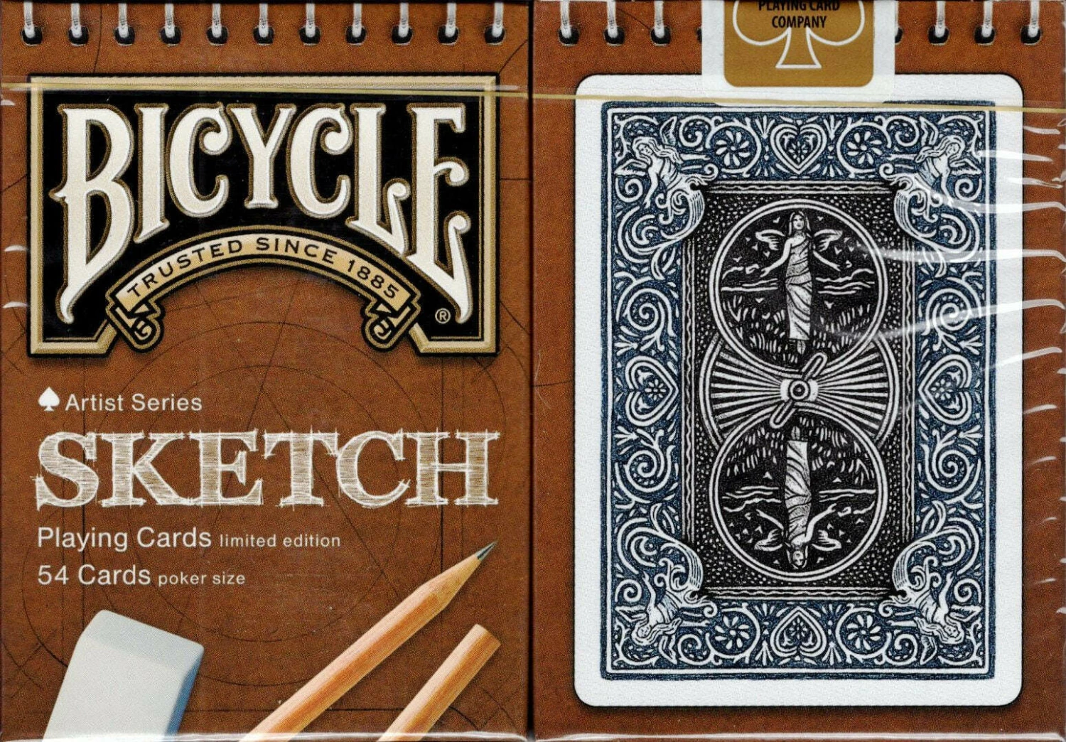 Sketch Gilded Bicycle Playing Cards