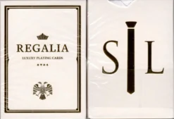 Regalia White Gold Luxury Playing Cards Cartamundi