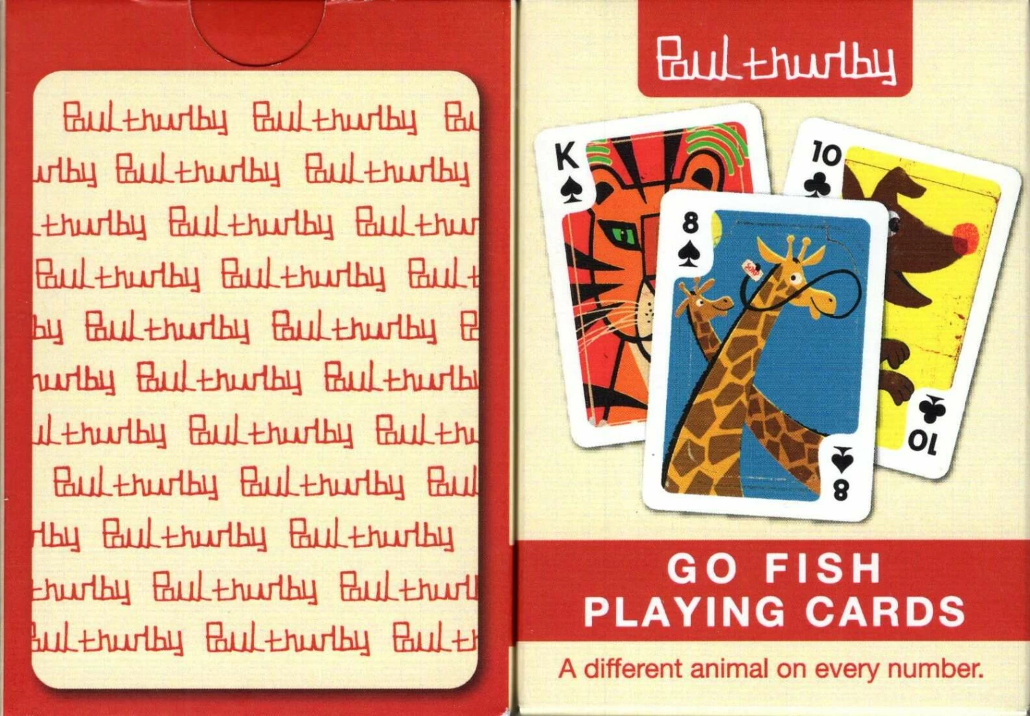 Paul Thurlby Go Fish Playing Cards NYPC