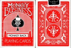 Monkey Business Red Playing Cards USPCC
