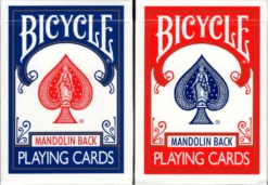 Mandolin 809 Red & Blue Back 2 Deck Set Bicycle Playing Cards