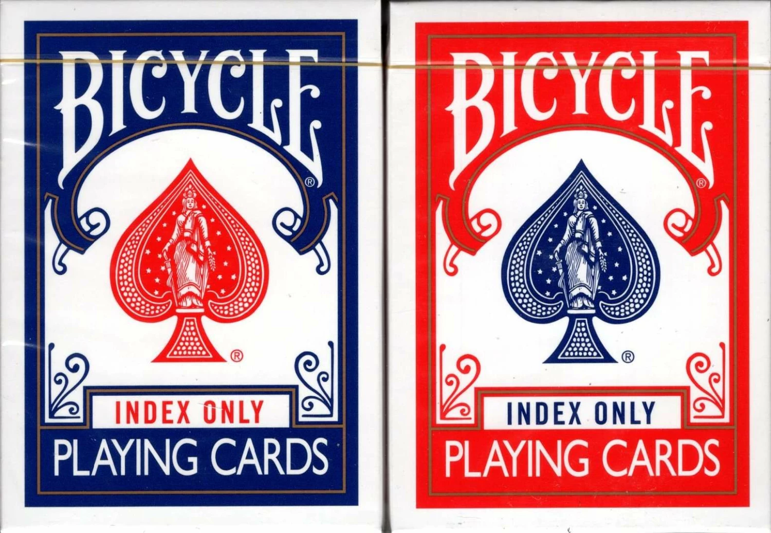 Index Only Gilded Bicycle Playing Cards