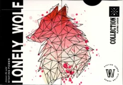 Lonely Wolf Pink Playing Cards USPCC