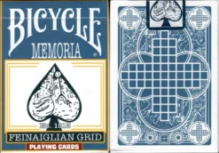 Memoria Feinaiglian Grid Bicycle Playing Cards