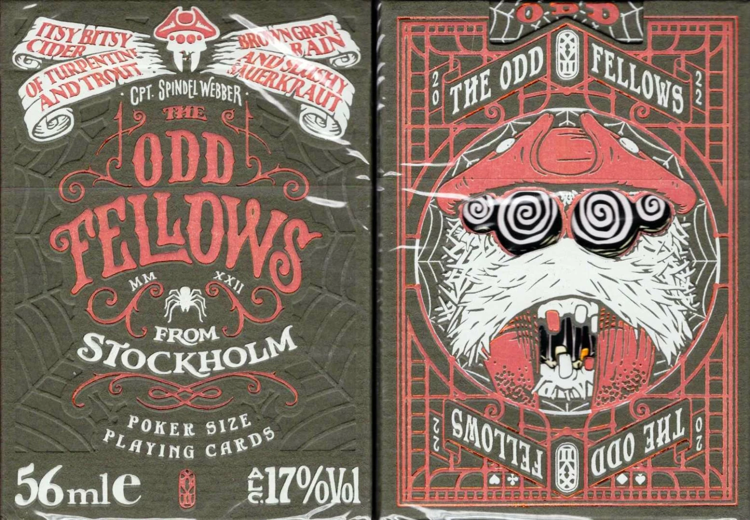 Odd Fellows Cpt Spindel Playing Cards Cartamundi