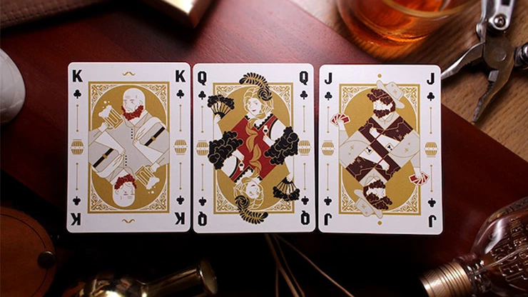 Rattler Gorge Desert Dust Gilded Playing Cards Cartamundi - Image 3