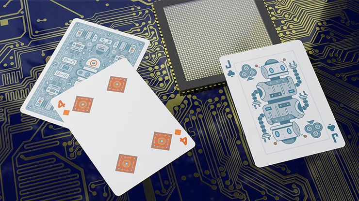 Robot Bicycle Playing Cards - Image 5