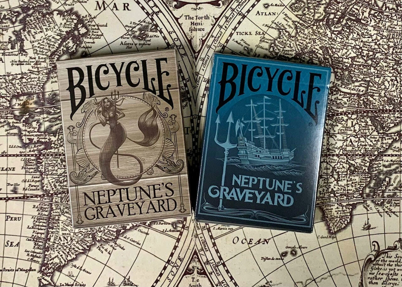 Neptune's Graveyard Gilded Bicycle Playing Cards - Image 14