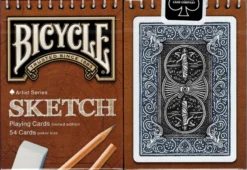 Sketch Bicycle Playing Cards