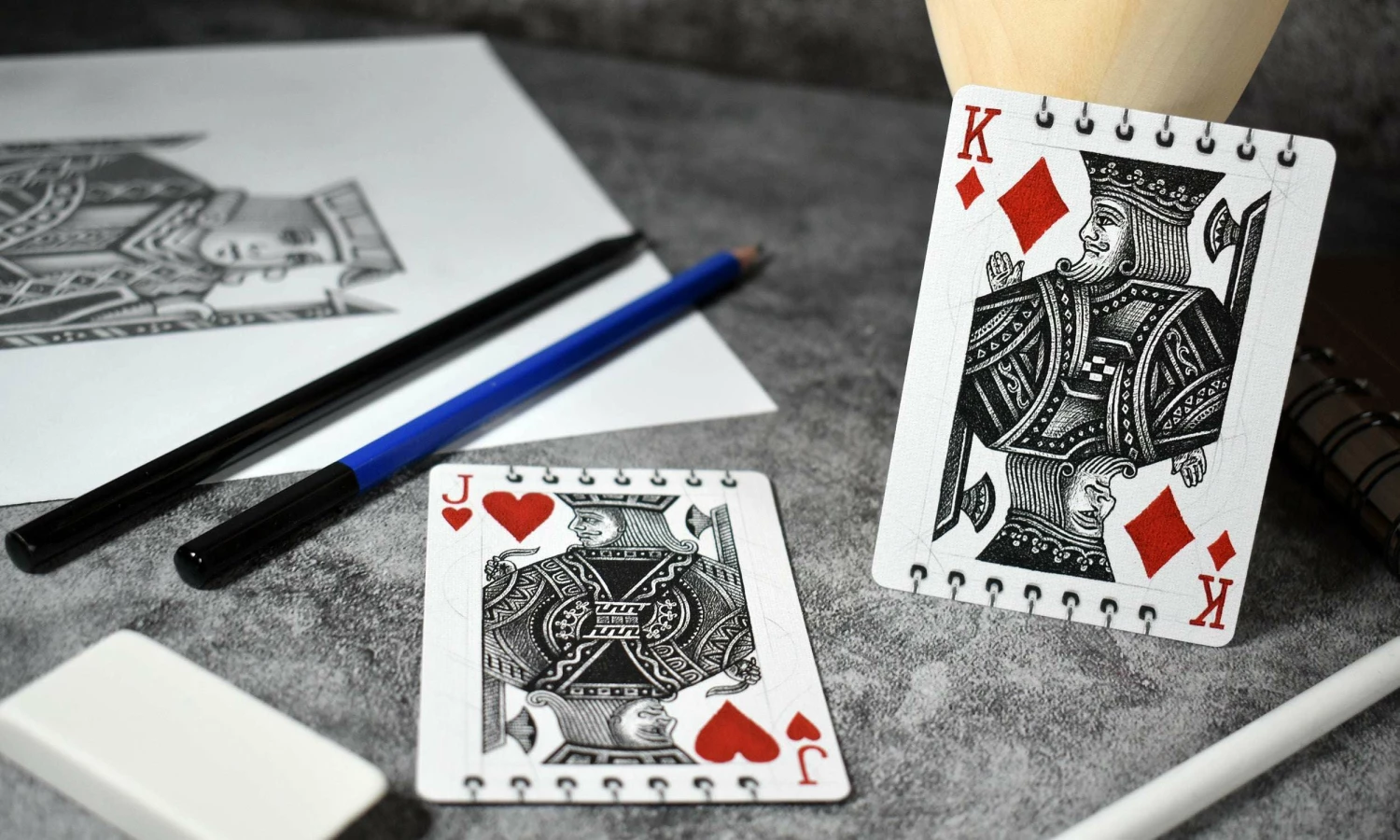 Sketch Gilded Bicycle Playing Cards - Image 4