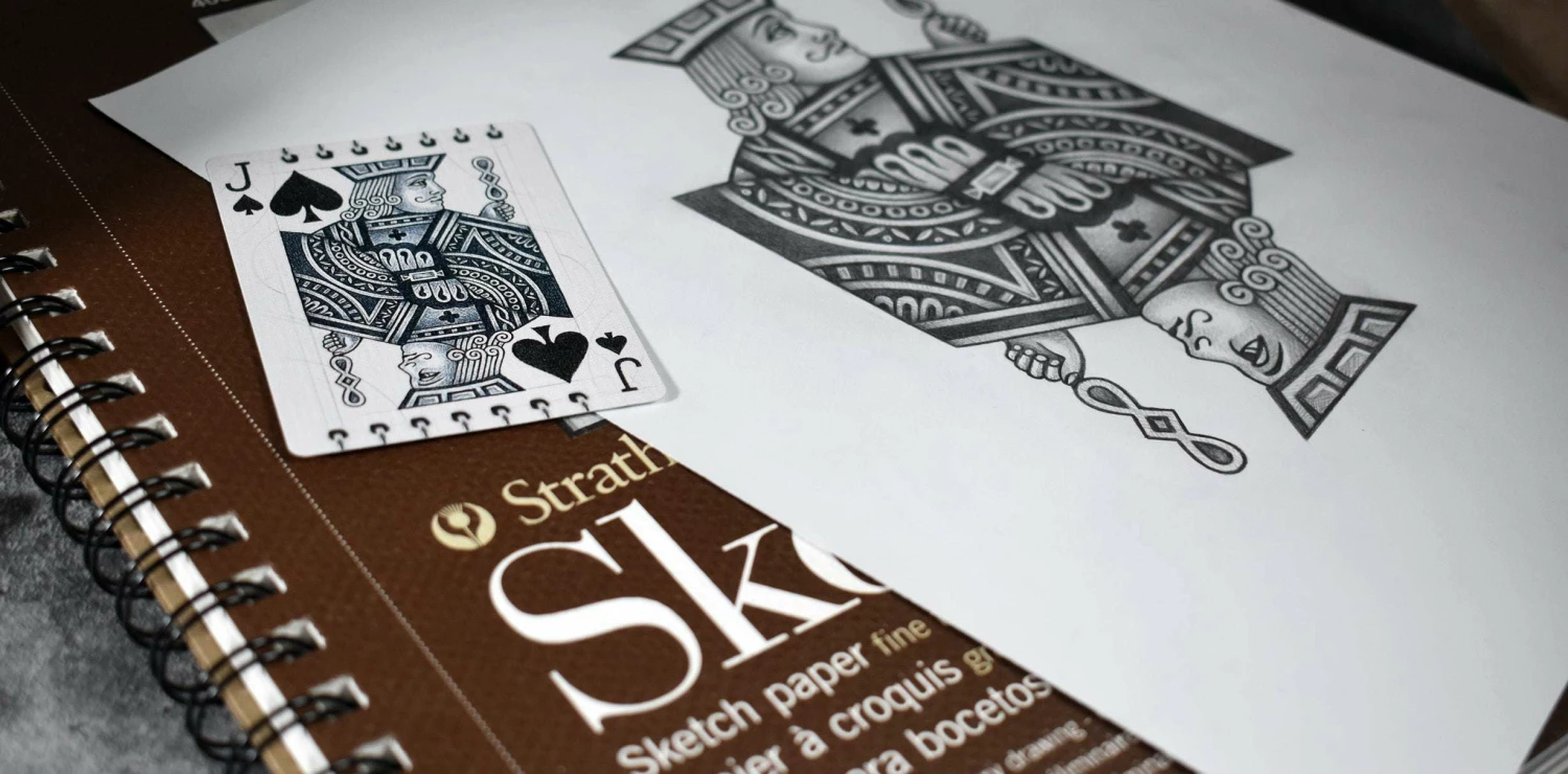 Sketch Gilded Bicycle Playing Cards - Image 9