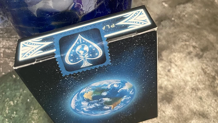 Starlight Earth Glow Bicycle Playing Cards - Image 3