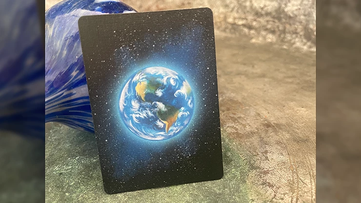 Starlight Earth Glow Bicycle Playing Cards - Image 4