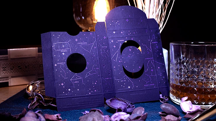 The Constellation Majestic Purple Playing Cards Cartamundi - Image 2