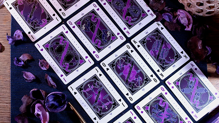 The Constellation Majestic Purple Playing Cards Cartamundi - Image 4